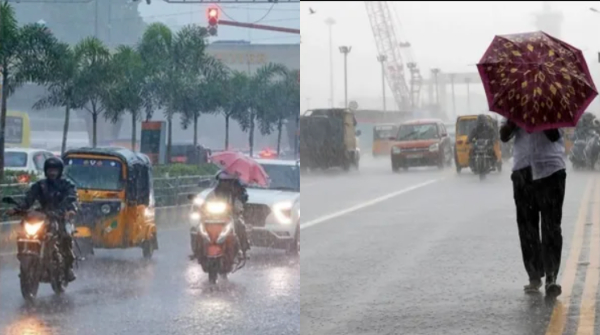 Rain is expected across eight districts for next three hours says chennai meteorological department