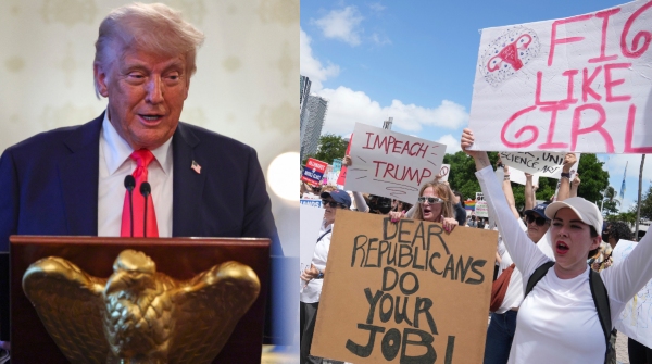 Many Thousands Protest Against Donald Trump Across US targeting his polices