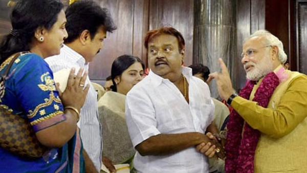 After Premalatha s Remarks PM Narendra Modi Shares about Vijayakanth