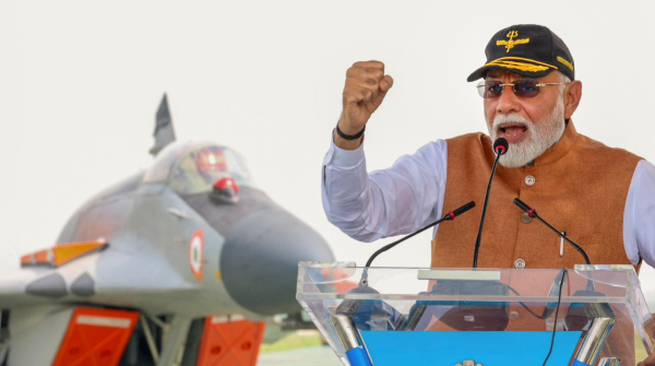 Indian Forces Deflate Nuclear Blackmail Bluff says PM Modi at Adampur Air Base