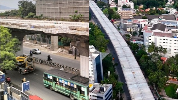 Coimbatore Avinashi Road Flyover to be built at a cost of Rs 1 791 crore 93 percent complete