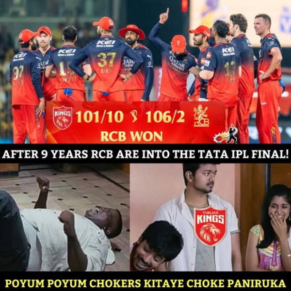 IPL 2025 memes RCB Virat Kohli