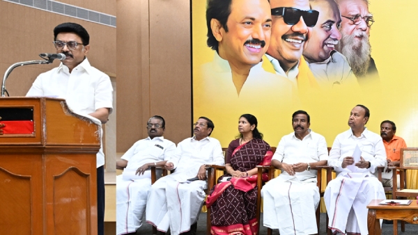Stalin Discusses Candidate Selection for 2026 Polls at DMK District Secretaries Meet