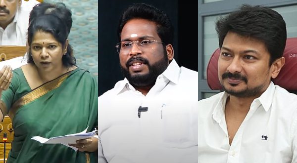 Kanimozhi does not like Udhayanidhi Stalin may break DMK says Trichy Surya