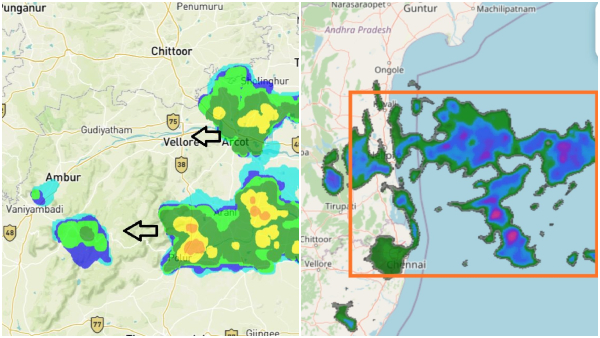 Tamil Nadu rain chennai vellore