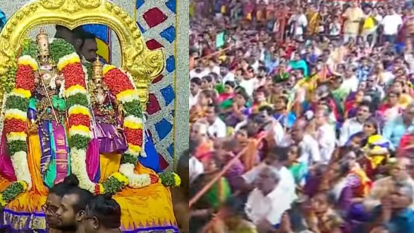 madurai-chithirai-festival-today-is-the-celestial-wedding-of-meenakshi-sundareswarar-devotees-thro madurai-chithirai-festival-today-is-the-celestial-wedding-of-meenakshi-sundareswarar-devotees-thro