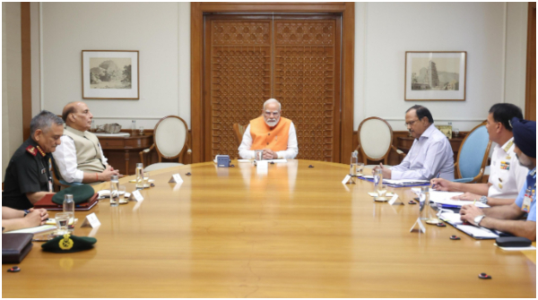 PM Modi Monitors India s Precision Strikes on Pakistan