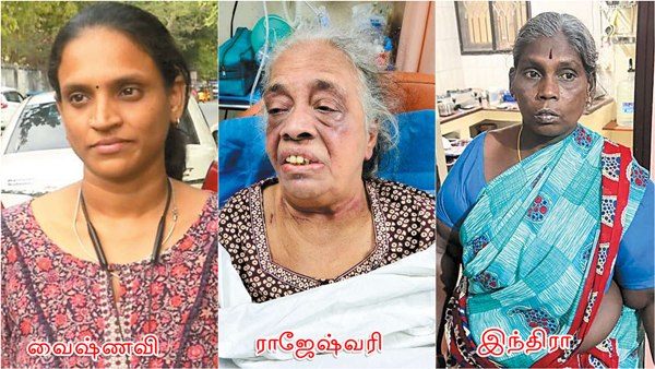 Chennai Mylapore female engineer Vaishnavi runs to rescue old women after hearing Narayana s voice Chennai Mylapore female engineer Vaishnavi runs to rescue old women after hearing Narayana s voice