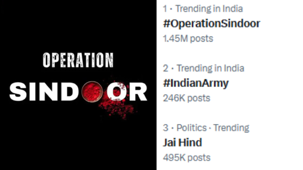 Operation Sindoor Trends Online as Army Wipes Out 9 Terror Camps After Pahalgam Attack