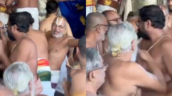 Dispute Erupts Again Between Vadakalai and Thenkalai Sects at Kanchipuram Varadaraja Temple Dispute Erupts Again Between Vadakalai and Thenkalai Sects at Kanchipuram Varadaraja Temple