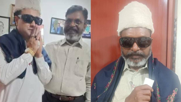 VCK Leader Thirumavalavan photos released in MGR getup is trending in social media