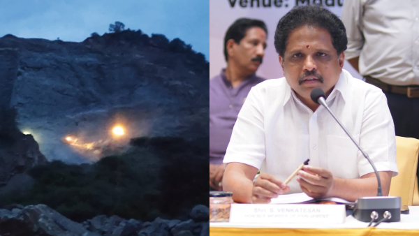 Quarry works happening without any permission in Madurai says MP Su Venkatesa