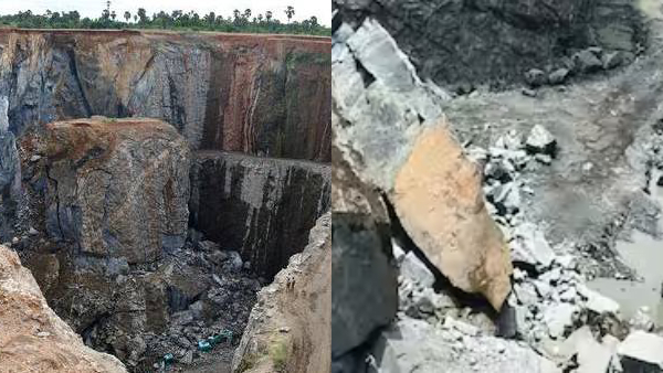 5 Workers died including one north indian the Quarry collapse in Sivagangai