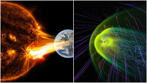 NASA solar storm Earth NASA solar storm Earth