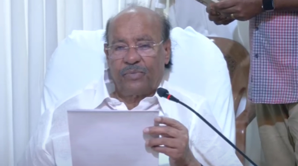 PMK Founder Ramadoss accused Anbumani of being a brazen liar