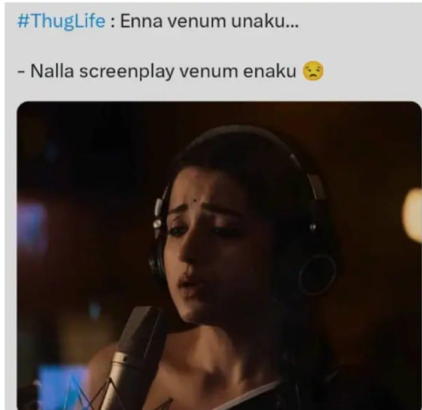 kamal simbu trisha maniratnam thug life indian 2 memes 2
