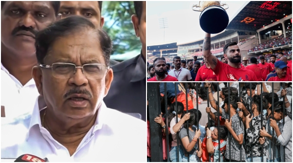 Bangalore Stampede Karnataka Home Minister Blames RCB for Chinnaswamy Victory Celebration Chaos Bangalore Stampede Karnataka Home Minister Blames RCB for Chinnaswamy Victory Celebration Chaos