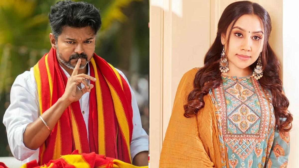 விஜய் அண்ணா.. இதையெல்லாம் நீங்க தடுத்து நிறுத்த வேண்டும்.. சத்யராஜ் மகள் திவ்யா வைத்த கோரிக்கை! | Divya Sathyaraj has urged TVK Leader Vijay to restrain members of his party from threatening women - Tamil Oneindia