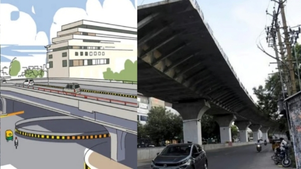 Coimbatore Flyover works Coimbatore Flyover works