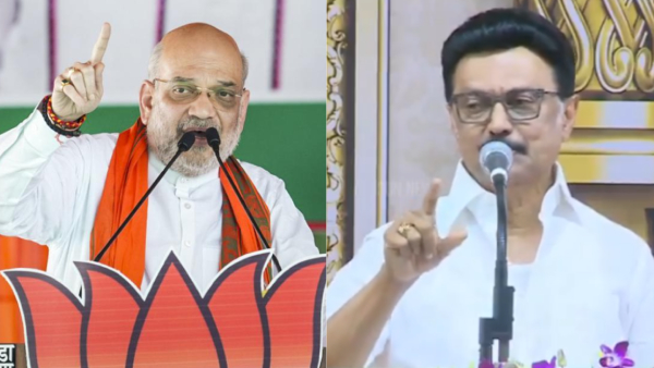 Stalin Mocks Amit Shah with Rajini Movie Dialogue He s the Groom But the Shirt Is Mine