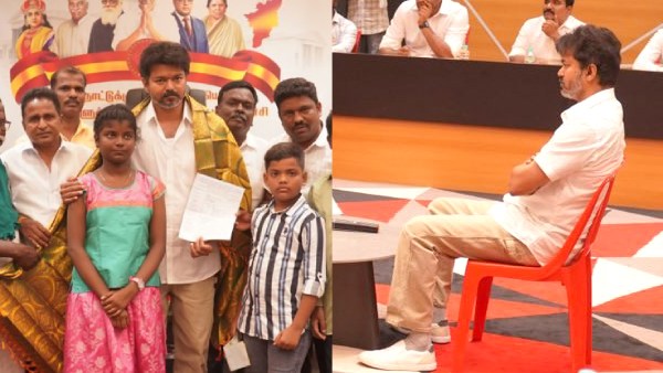 TVK Leader Vijay Meets Parandur Airport Protesters and JACTO-GEO Representatives