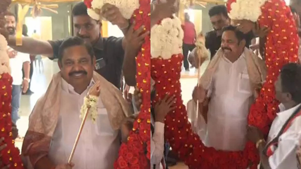 AIADMK s Vel Gesture in Salem Steals Spotlight Amid BJP s Murugan Conference
