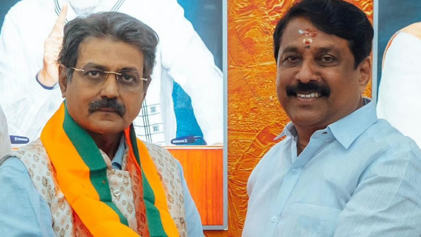 Retired IAS officer Rajagopal Joins BJP in Presence of State President Nainar Nagendran