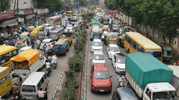 Madhya Pradesh traffic jam National Highway