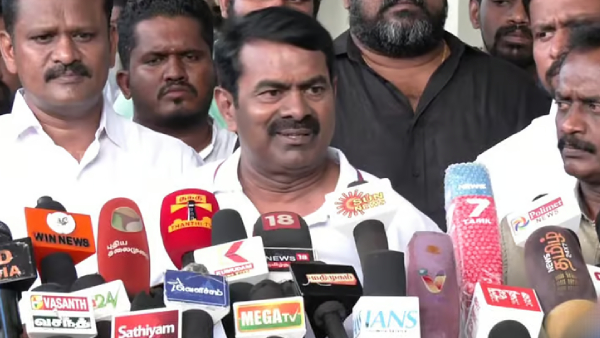 Seeman Targets BJP PMK Alliance Religious Party Leading Caste Parties