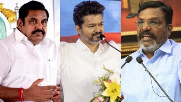 Thirumavalavan Vijay aiadmk politics tvk