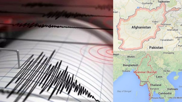 earthquake afghanistan myanmar