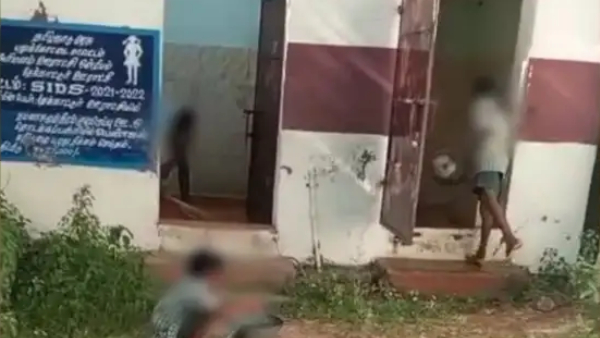 Pudukkottai Govt School Toilet Cleaning Video Sparks Outrage Headmistress Responds Pudukkottai Govt School Toilet Cleaning Video Sparks Outrage Headmistress Responds