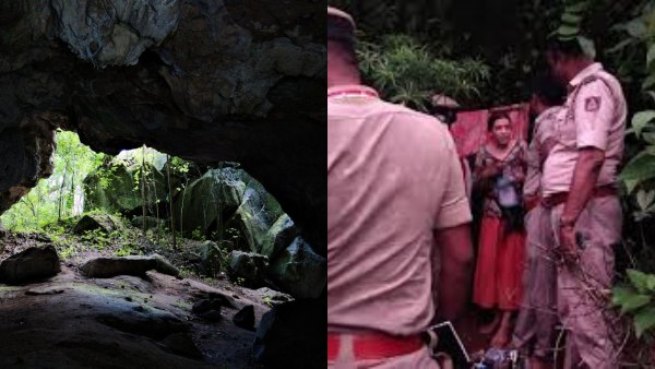 russia-woman-living-with-her-2-daughters-at-cave-in-karnataka