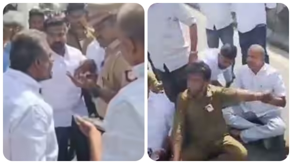 dmk-coimbatore-district-deputy-secretary-kottai-abbas-speak-in-unison-to-the-police-video-goes-vira dmk-coimbatore-district-deputy-secretary-kottai-abbas-speak-in-unison-to-the-police-video-goes-vira
