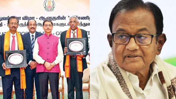 Fake Kural on Governor s Award Sparks Controversy Chidambaram Slams RN Ravi Fake Kural on Governor s Award Sparks Controversy Chidambaram Slams RN Ravi