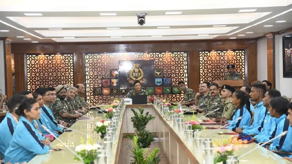 BSF Felicitates Outstanding Sports Personnel for Record Wins and International Achievements BSF Felicitates Outstanding Sports Personnel for Record Wins and International Achievements