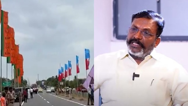 VCK Flag Alongside BJP AIADMK for PM Modi s Ariyalur Visit Sparks Controversy