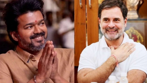 Vijay Rahul Gandhi TVK Vijay Rahul Gandhi TVK