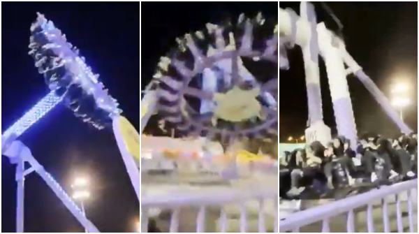 Saudi amusement park crash 360 Degrees Ride accident Injuring 23 Shocking Video