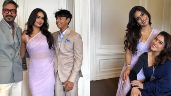 Kajol Ajay Devgn Nysa Devgan Kajol Ajay Devgn Nysa Devgan