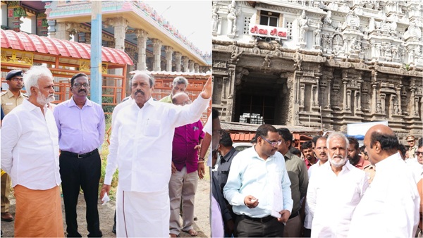 Two super things going to happen at the Tiruvannamalai temple Says Minister Sekarbabu