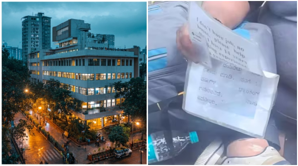 Bangalore Man with 14 Years of Banking Experience Sits on Footpath Seeks Help with No Job or Home
