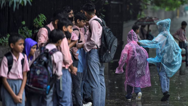 school rain