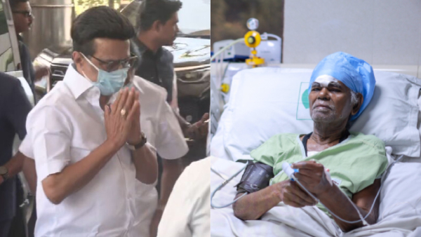 CM Stalin Visits Veteran Communist Leader Nallakannu at Chennai Hospital