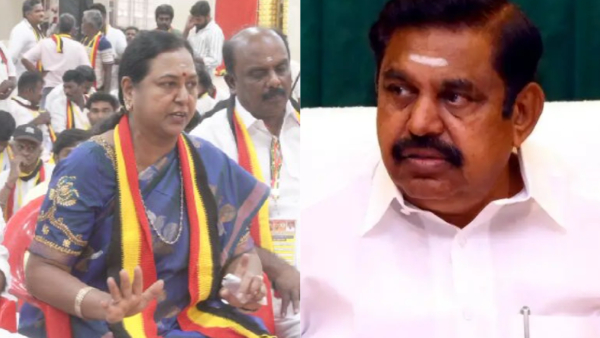 Premalatha Vijayakanth Alleges Edappadi Palaniswami Has Stabbed in the Back