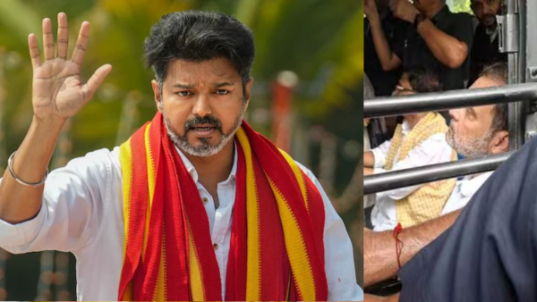 TVK Vijay Condemns Rahul Gandhi Arrest