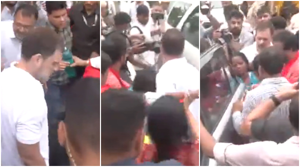 Rahul Gandhi Helps Fainting TMC MP During Delhi Protest Highlights Opposition Unity
