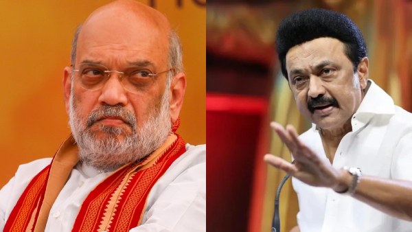 MK Stalin Amit Shah DMK BJP
