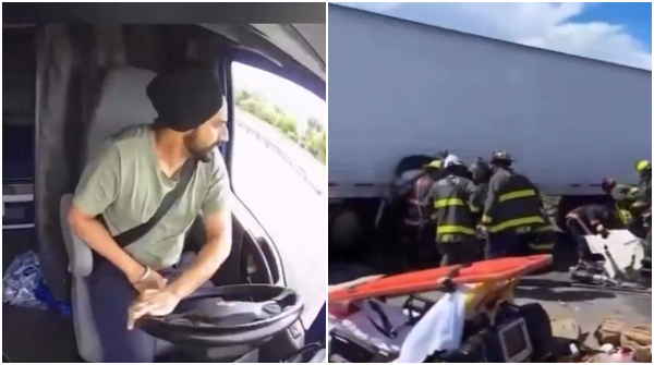 Indian-Origin Driver s Illegal U-Turn resulted in accident Trump Team Labels Him Illegal Immigrant