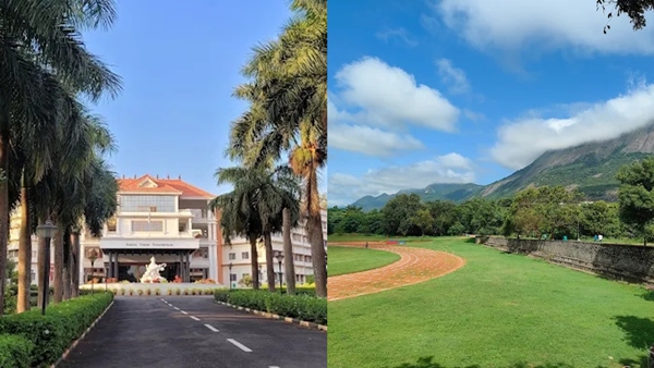 Coimbatore Amrita Vishwa Vidyapeetham University has erected an electric fence to prevent elephants Coimbatore Amrita Vishwa Vidyapeetham University has erected an electric fence to prevent elephants